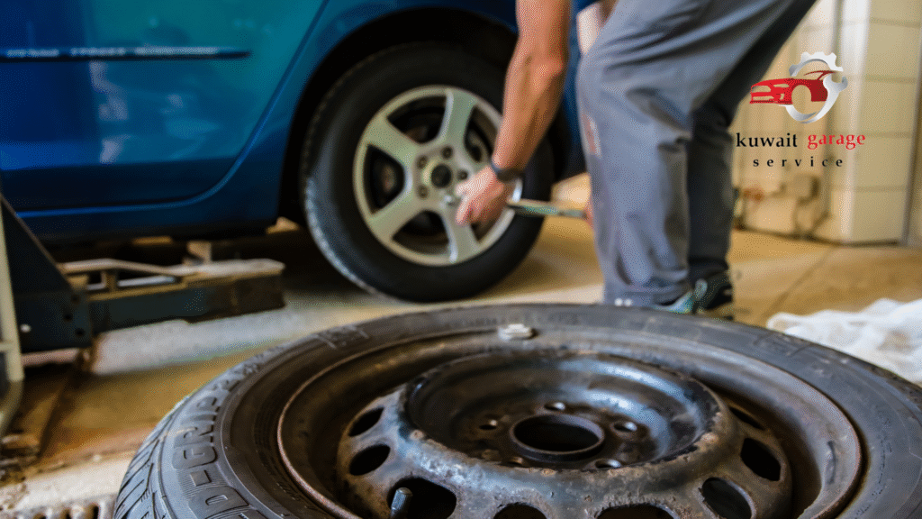 تبديل سفايف (فحمات) سيارة عند البيت